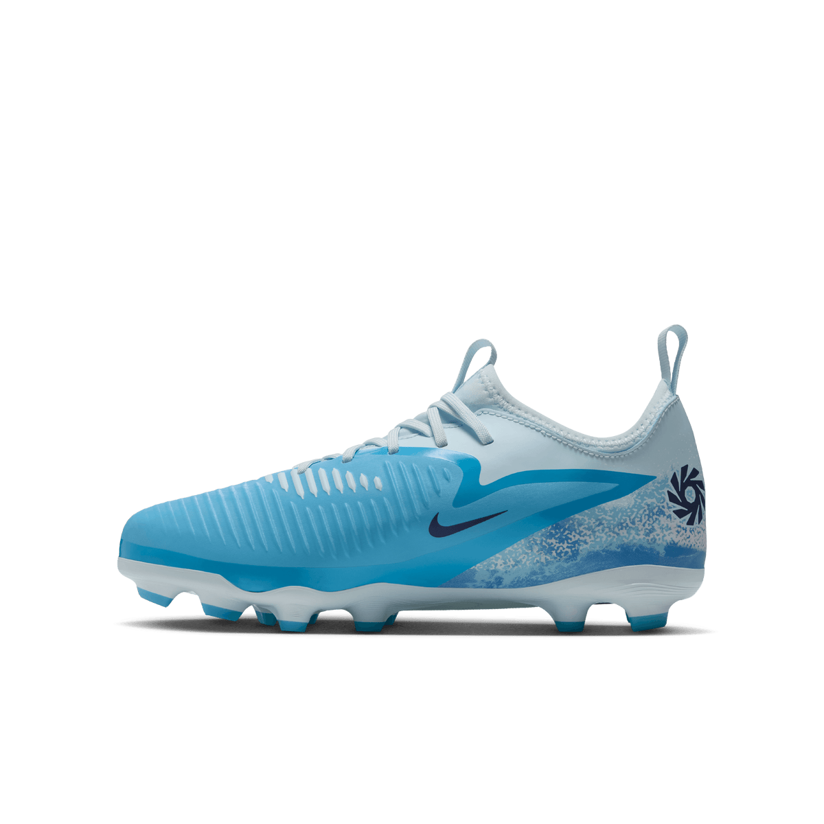 Nike Jr. Phantom 6 Low Academy "Erling Haaland" FG/MG - BALTIC BLUE/BLUE ECLIPSE-GLACIER BLUE product image 10, provided for