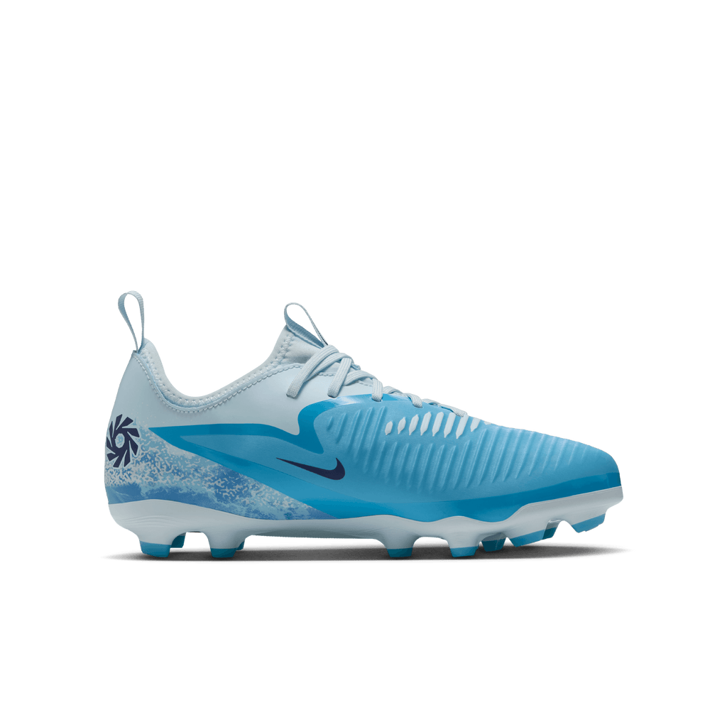 Nike Jr. Phantom 6 Low Academy "Erling Haaland" FG/MG - BALTIC BLUE/BLUE ECLIPSE-GLACIER BLUE product image 12, provided for