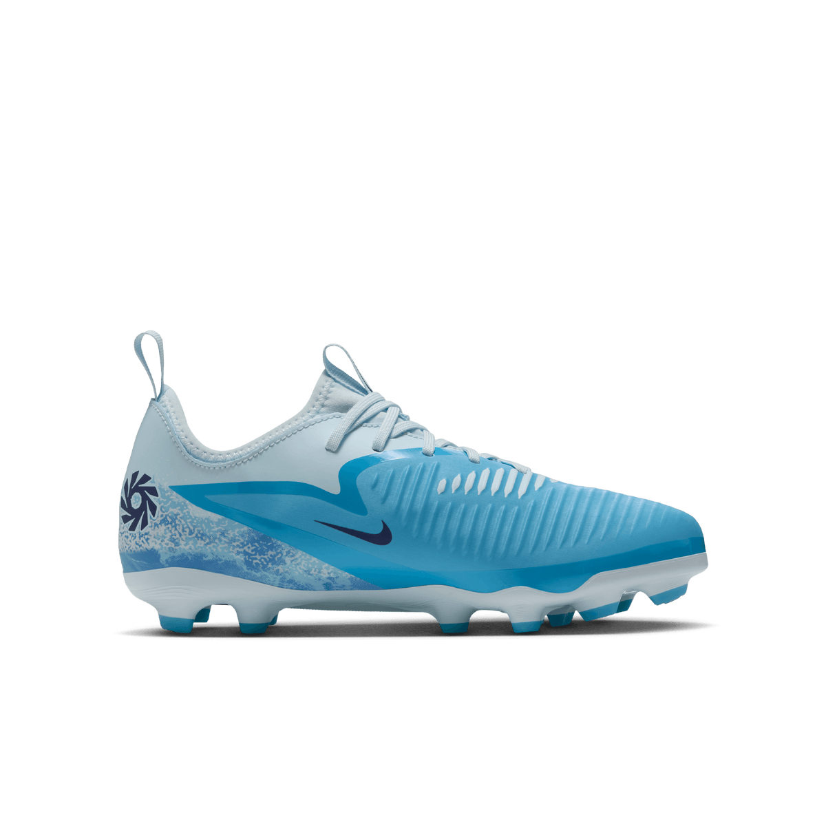 Nike Jr. Phantom 6 Low Academy "Erling Haaland" FG/MG - BALTIC BLUE/BLUE ECLIPSE-GLACIER BLUE product image 12, provided for