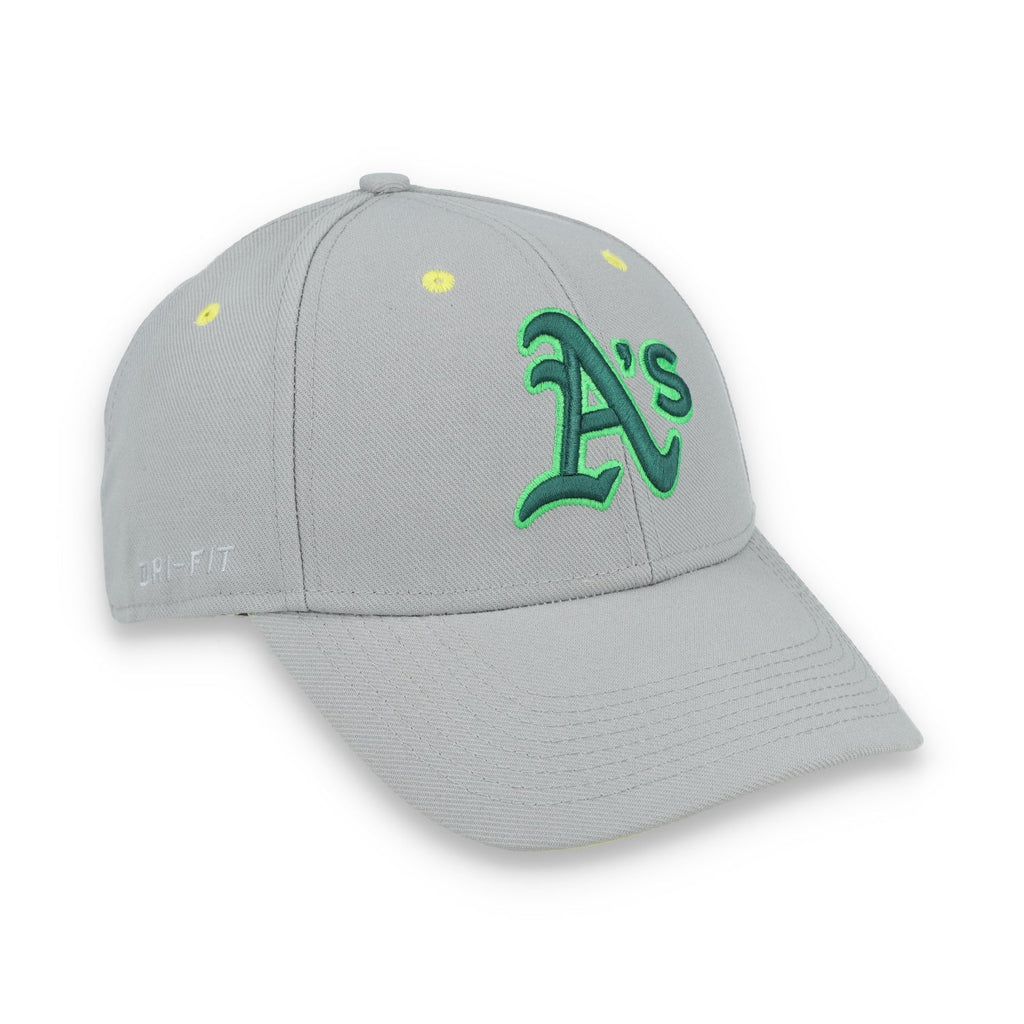 Nike Oakland Athletics Legacy91 Dri-FIT Adjustable Hat - Grey product image 1, provided for visual reference and product