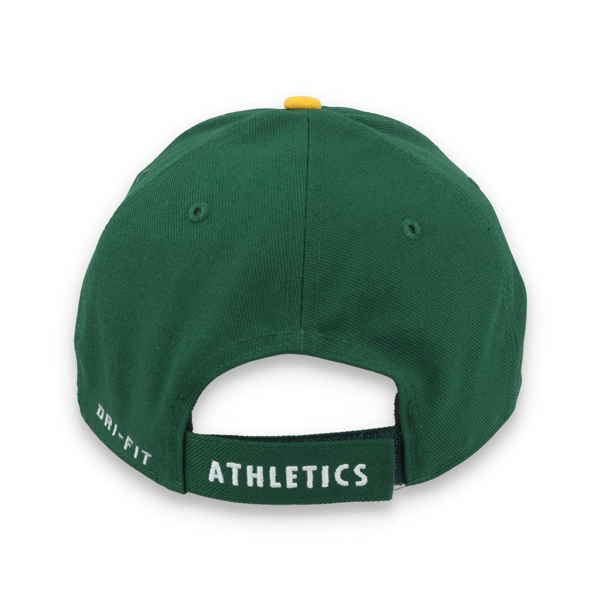 Nike Oakland Athletics Legacy91 Dri-FIT Adjustable Hat -Green/Yellow product image 5, provided for visual reference and
