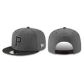 New Era Pittsburgh Pirates 9FIFTY Snapback Hat - Gray product image 1, provided for visual reference and product detail