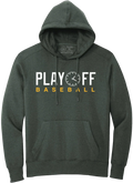 Playoff Baseball Green Hoodie by Obvious Shirts product image 1, provided for visual reference and product detail review