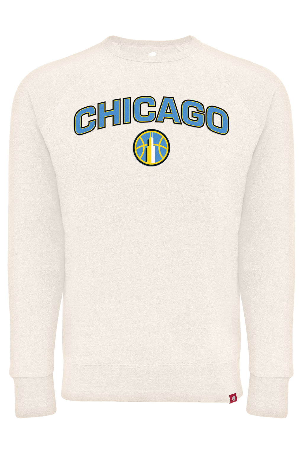 Chicago Sky Harmon Bone Crew Neck Sweatshirt product image 1, provided for visual reference and product detail review