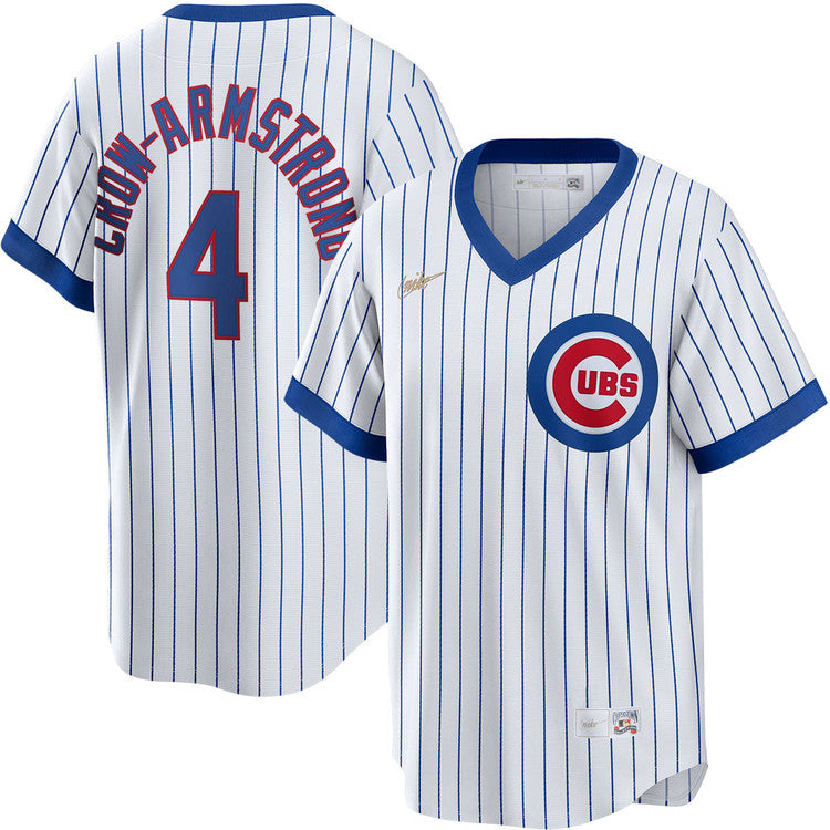 Pete Crow-Armstrong Chicago Cubs 1968 Cooperstown Jersey product image 1
