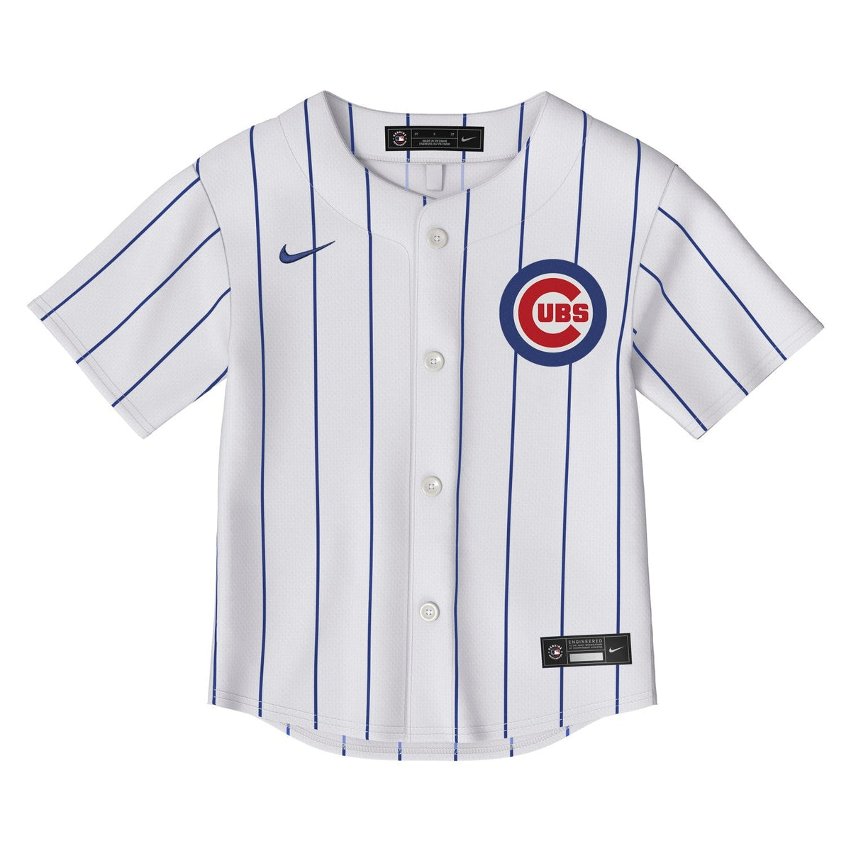 Pete Crow-Armstrong Chicago Cubs Nike Infant Home Pinstripe Jersey product image 3, provided for visual reference and