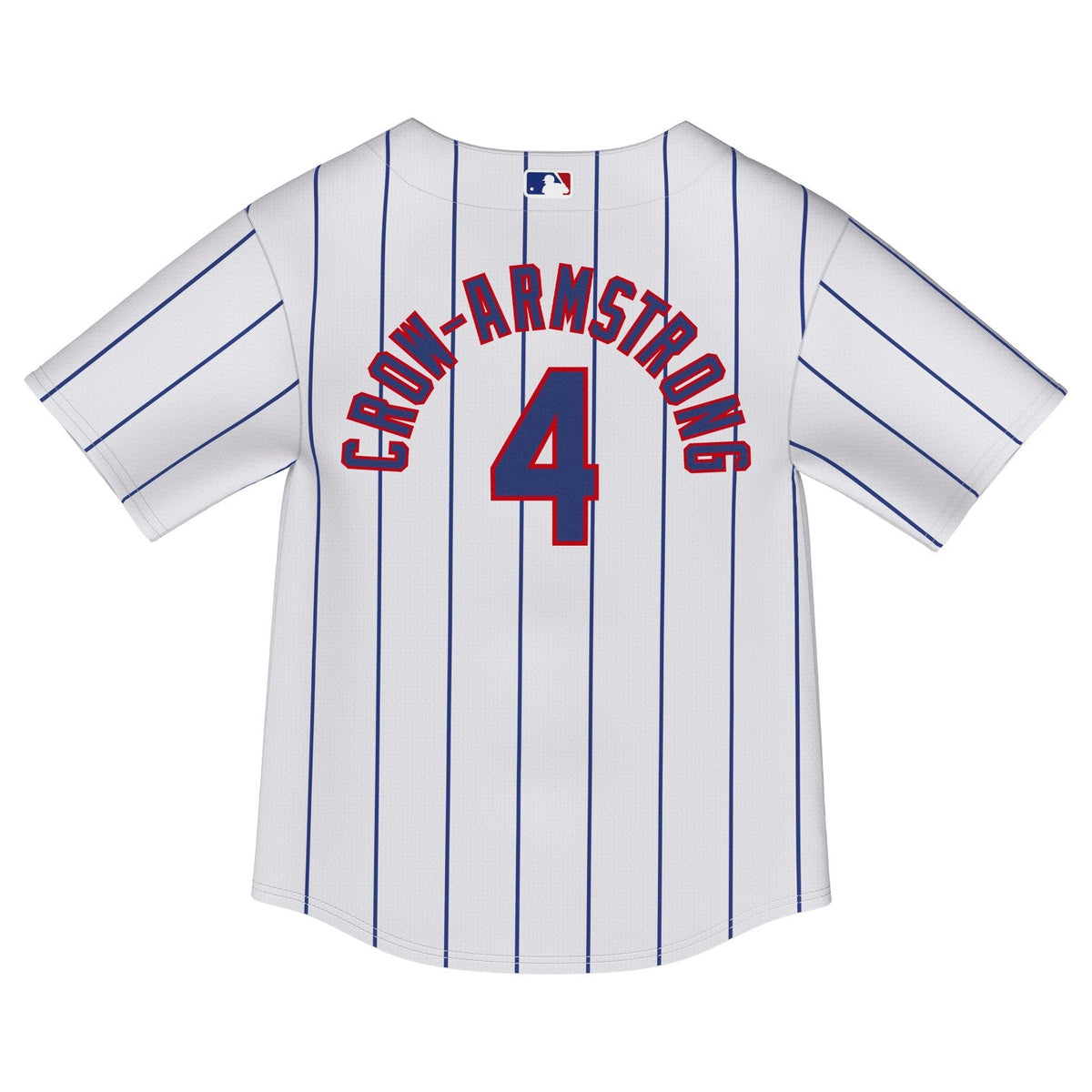 Pete Crow-Armstrong Chicago Cubs Nike Infant Home Pinstripe Jersey product image 2, provided for visual reference and
