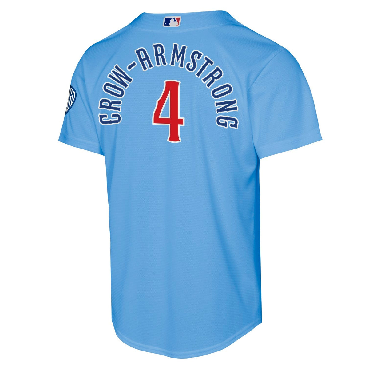 Pete Crow-Armstrong Chicago Cubs Nike Youth Alt 2 Blues Homerun Jersey product image 2, provided for visual reference and
