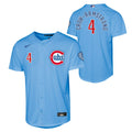 Pete Crow-Armstrong Chicago Cubs Nike Youth Alt 2 Blues Homerun Jersey product image 1, provided for visual reference and