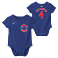 Pete Crow-Armstrong Chicago Cubs Royal Creeper Onesie product image 1, provided for visual reference and product detail