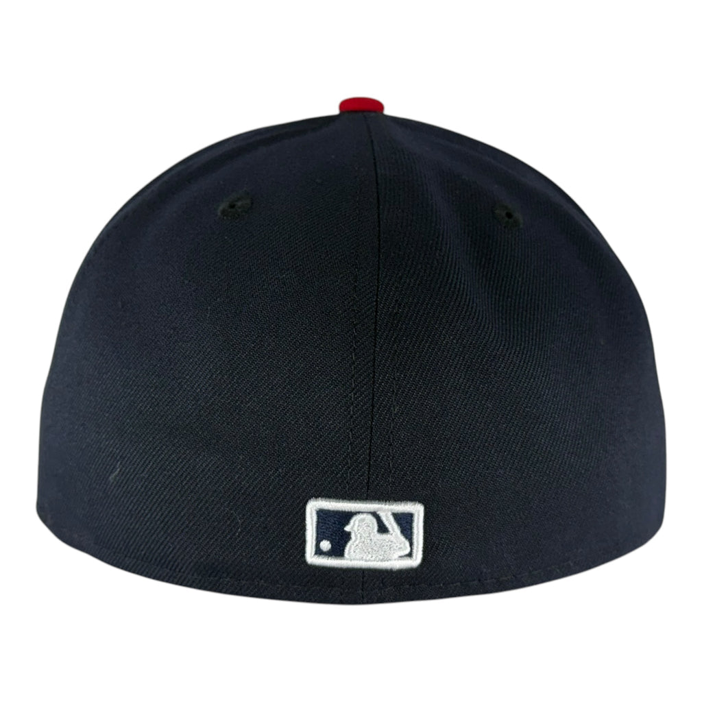 Boston Red Sox Navy/Red New Era 59FIFTY Fitted Hat product image 6, provided for visual reference and product detail review