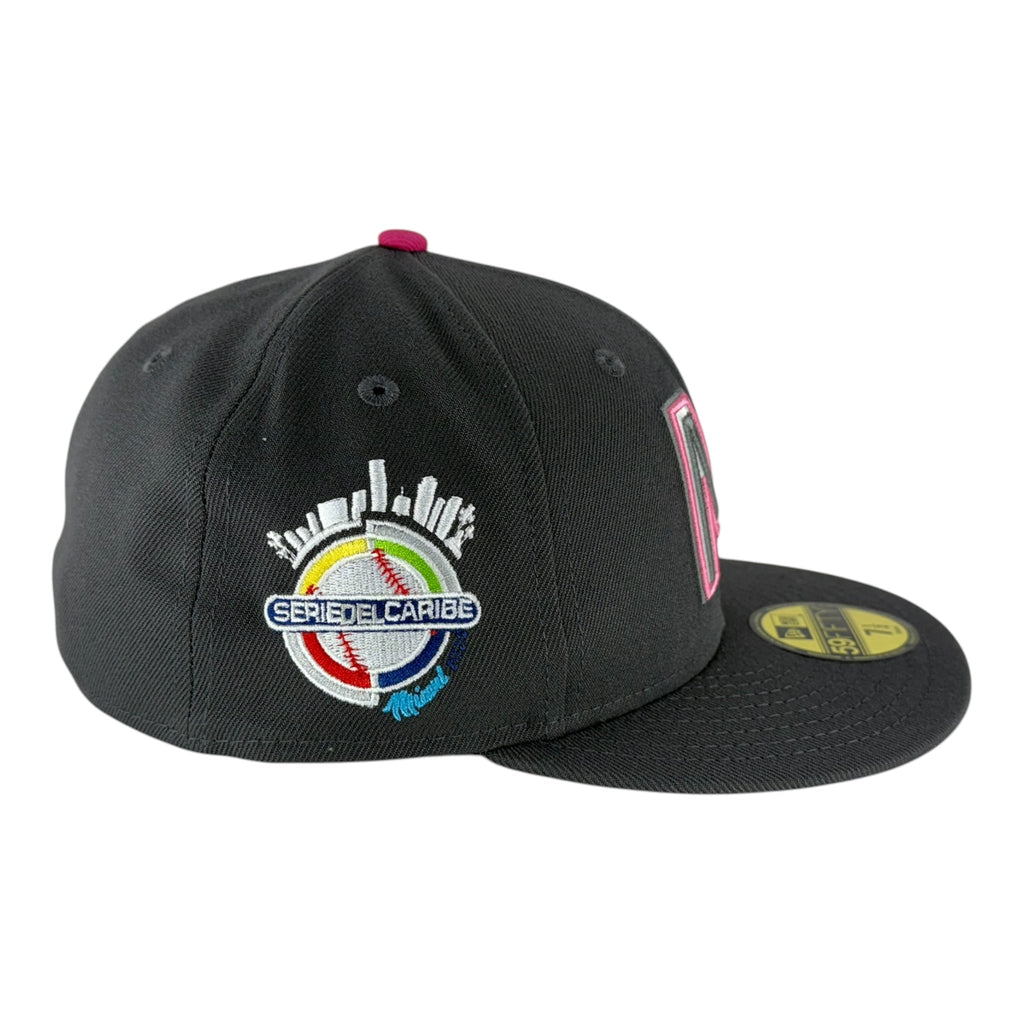 Mexico Baseball Caribbean Series Home Gray New Era 59FIFTY Fitted Hat product image 3, provided for visual reference and