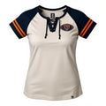 Chicago Bears Ladies 3Down Stone Laces T-Shirt product image 1, provided for visual reference and product detail review