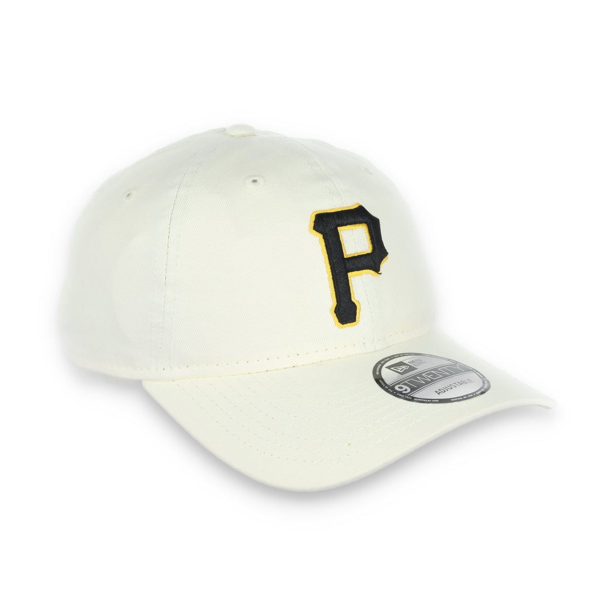 New Era Pittsburgh Pirates Core Classic 2.0 9Twenty Adjustable Hat-Ivory product image 2, provided for visual reference and