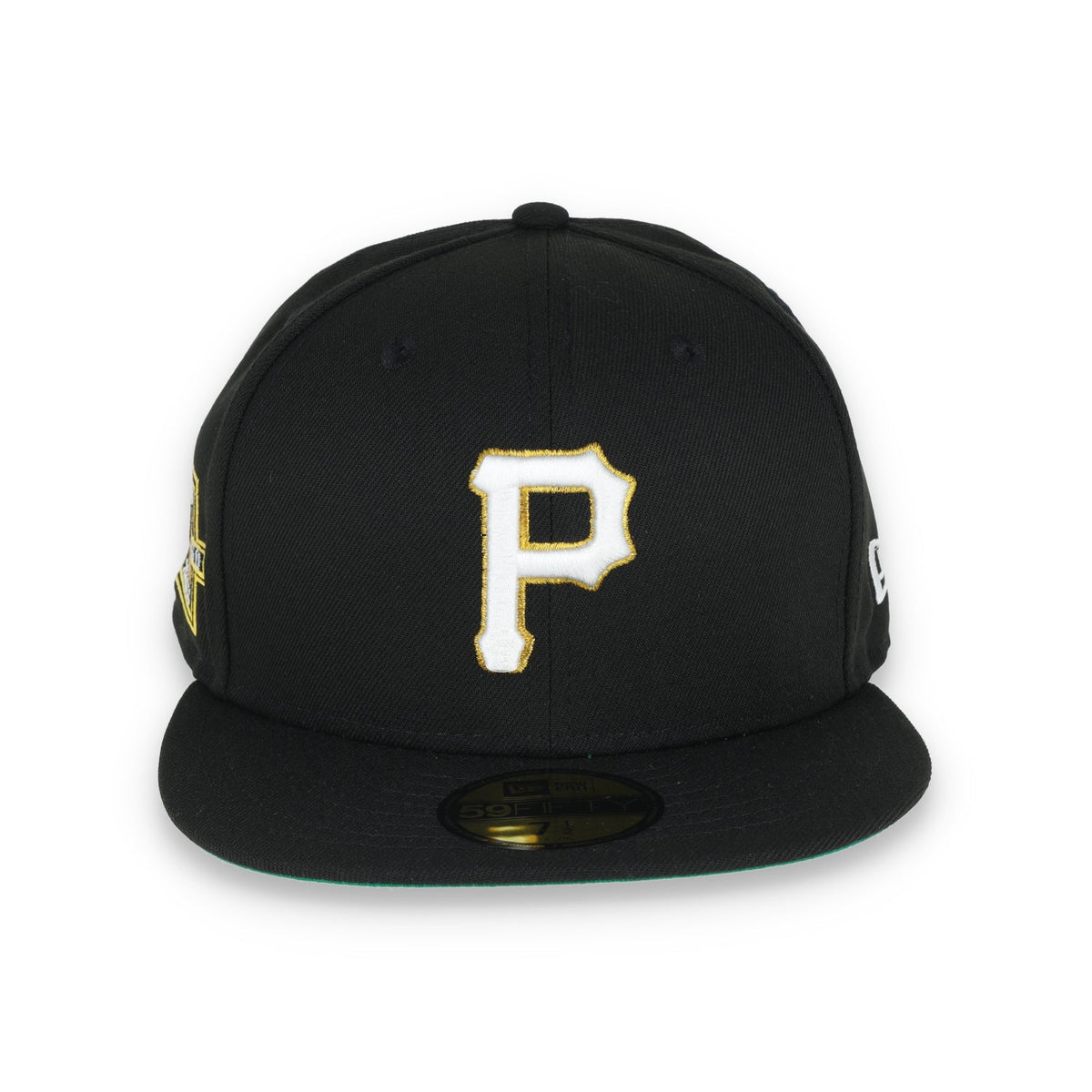 New Era Pittsburgh Pirates Metallic Logo 1960 Side Patch 59FIFTY Fitted - Black product image 2, provided for visual