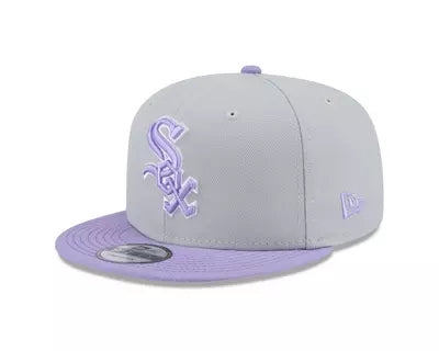 New Era Chicago White Sox 2-Tone Color Pack 9FIFTY Snapback Hat -Gray/Purple product image 1, provided for visual reference