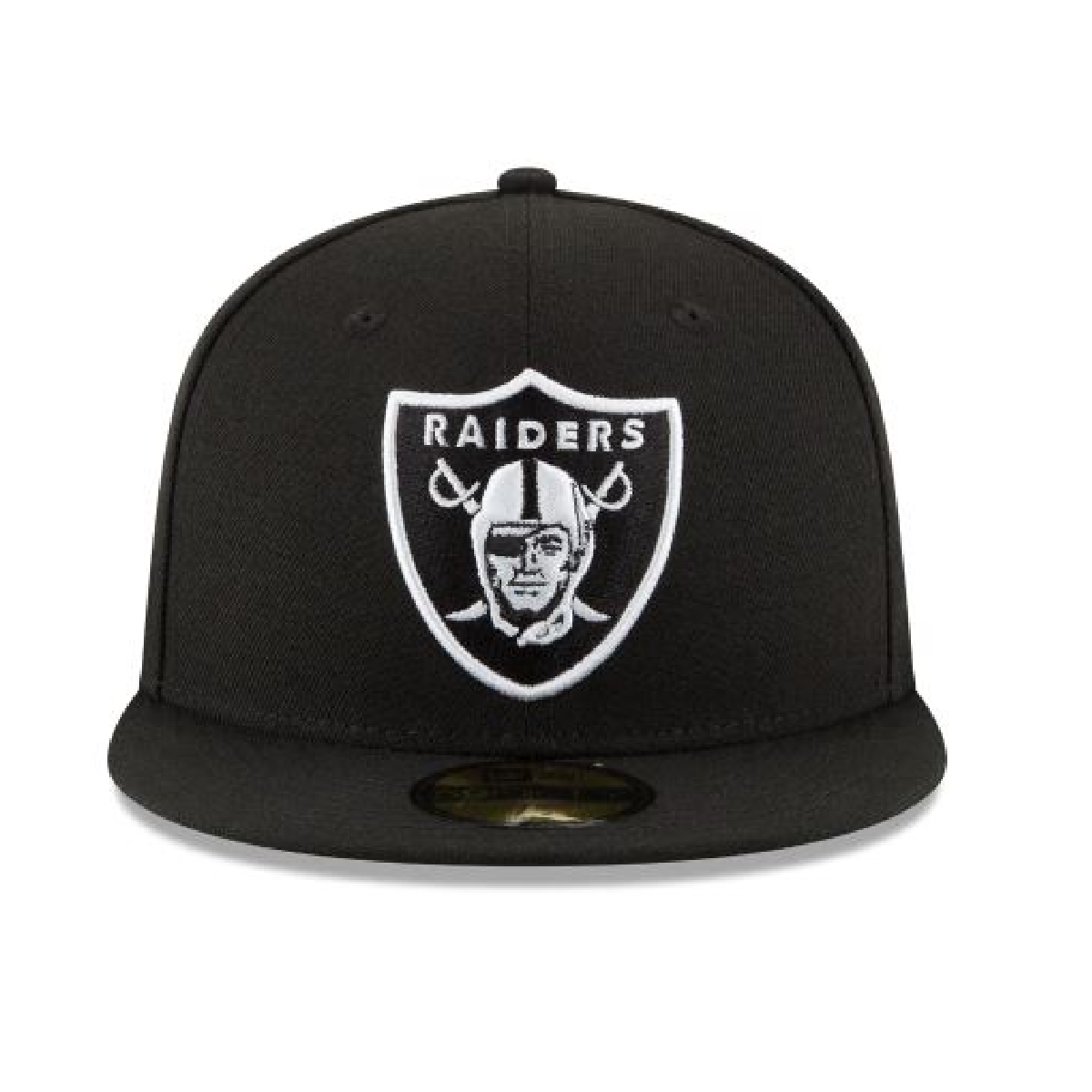 New Era Las Vegas Raiders Black & White 59Fifty Fitted product image 3, provided for visual reference and product detail