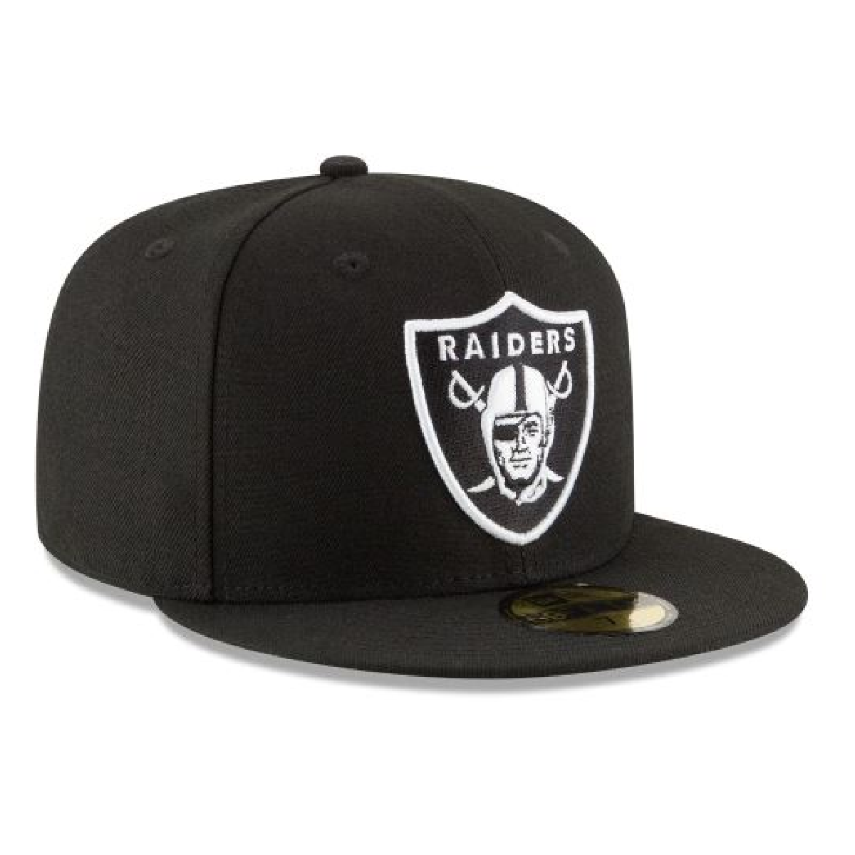 New Era Las Vegas Raiders Black & White 59Fifty Fitted product image 2, provided for visual reference and product detail