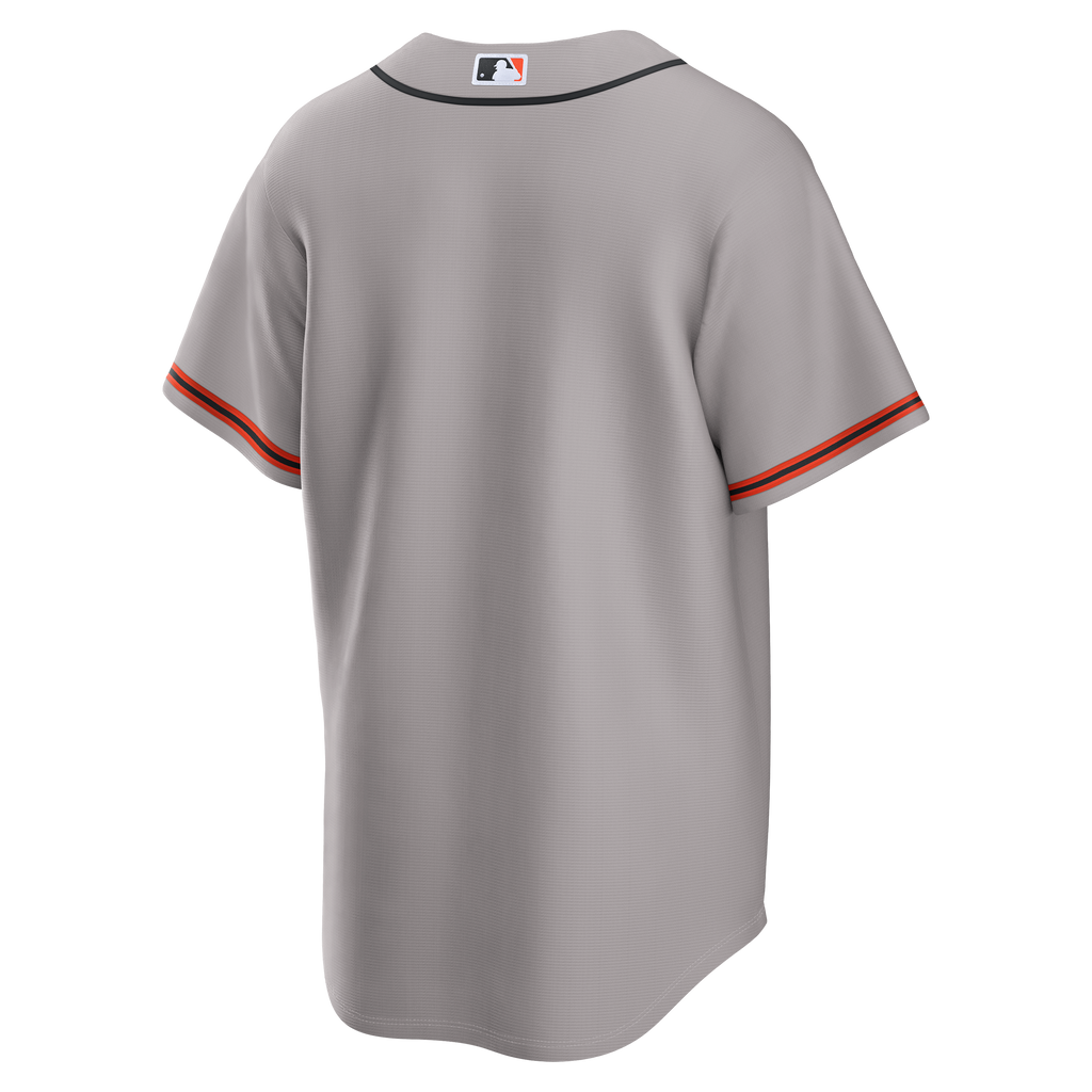 Nike Men San Francisco Giants Road Replica Team Jersey-Gray product image 2, provided for visual reference and product