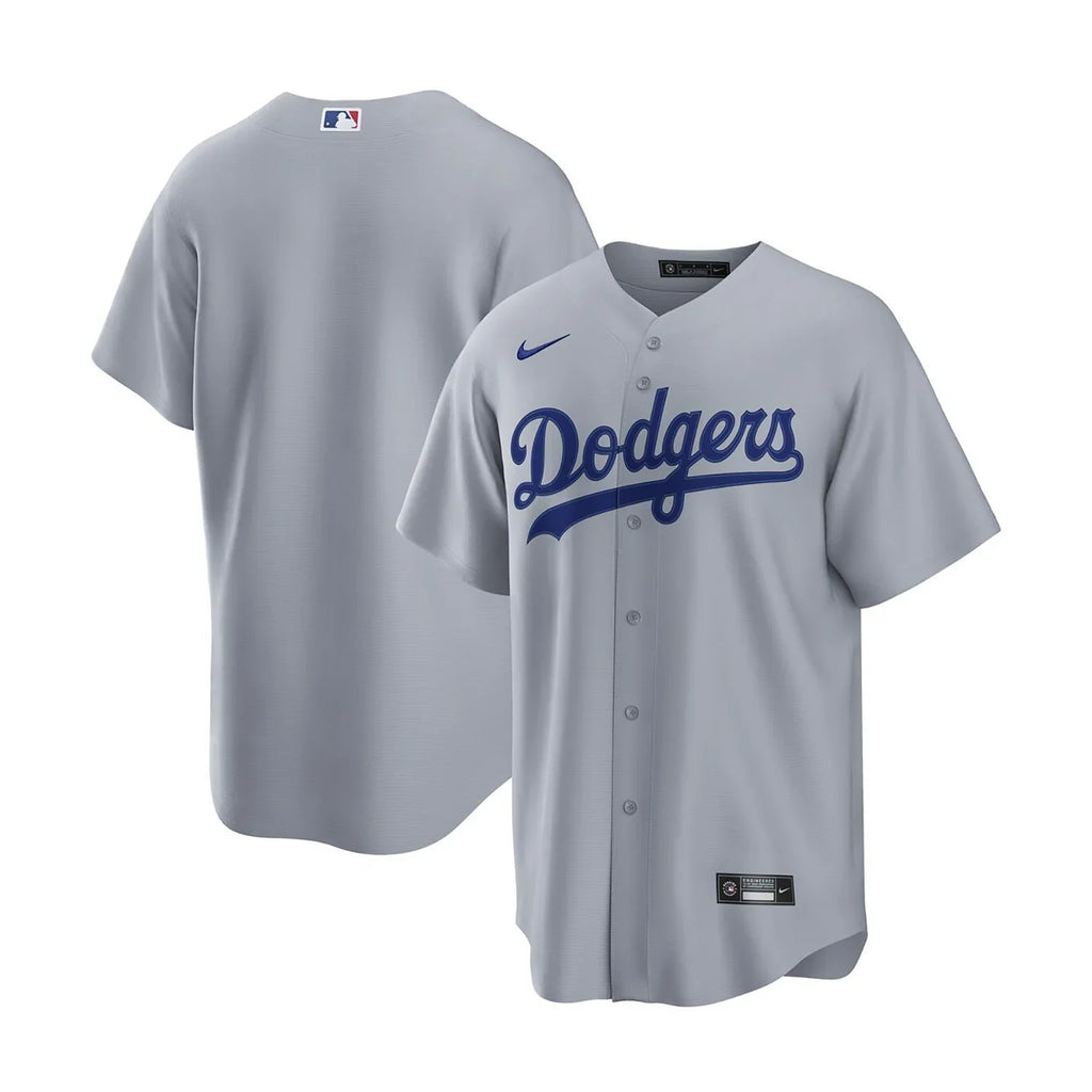 Nike Men Los Angeles Dodgers Gray Alternate 2026 Replica Team Jersey product image 1, provided for visual reference and
