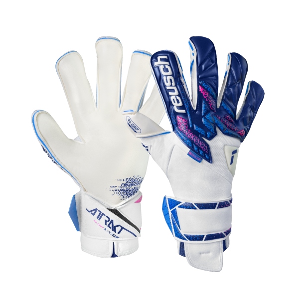 Reusch Attrakt RE:GRIP Evolution GK Gloves product image 1, provided for visual reference and product detail review