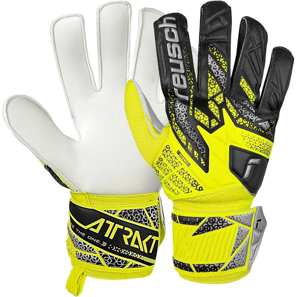 Reusch Attrakt Solid Finger Support GK Gloves product image 1, provided for visual reference and product detail review