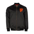 Mitchell & Ness San Francisco Giants Lightweight Satin Bomber Vintage Logo-Black product image 1, provided for visual