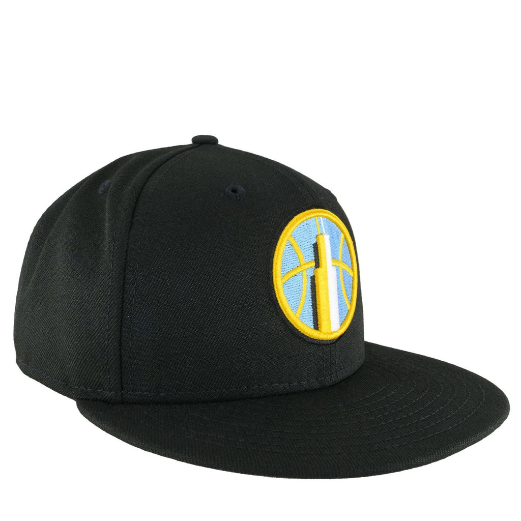 Chicago Sky Black New Era 9FIFTY Snapback Hat product image 3, provided for visual reference and product detail review