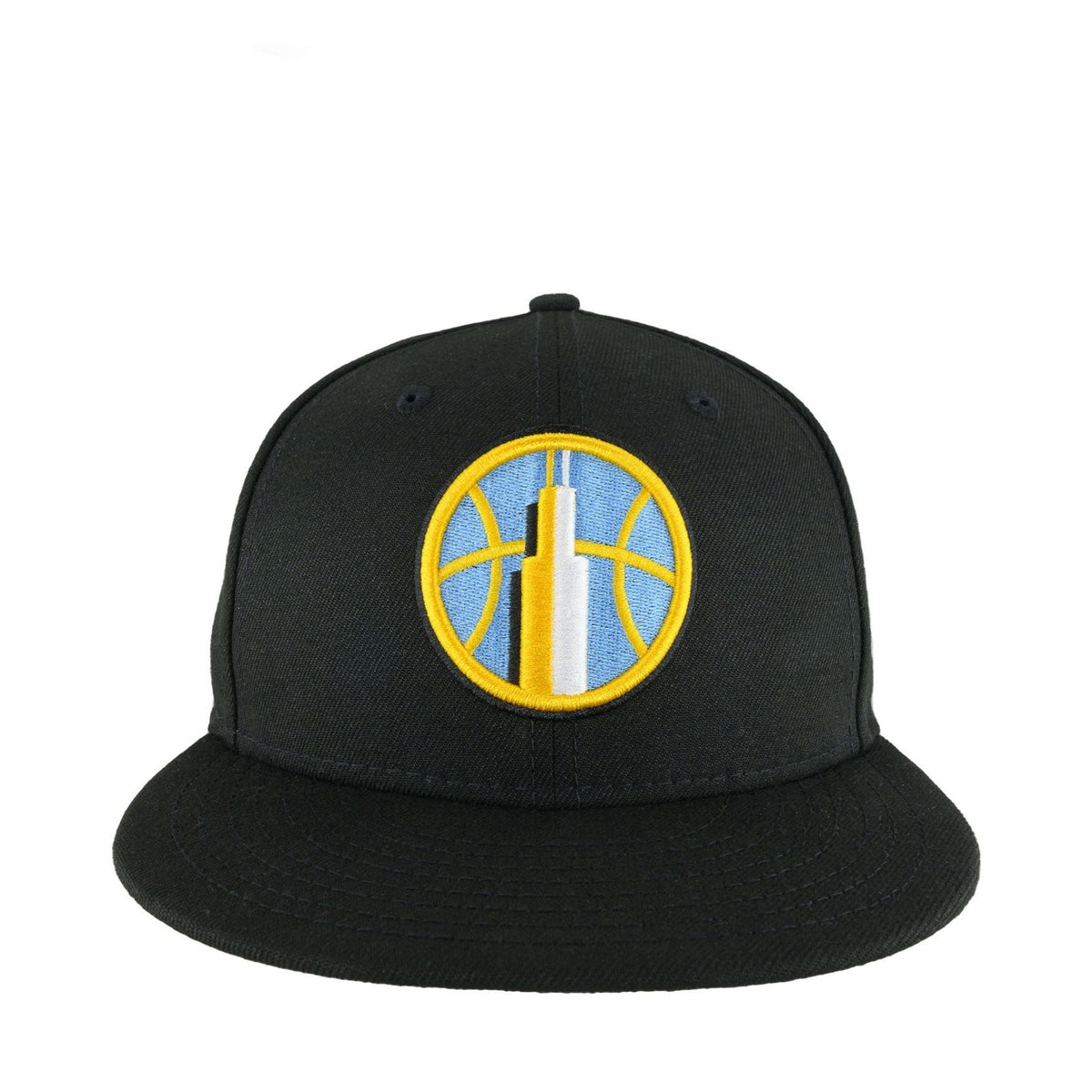 Chicago Sky Black New Era 9FIFTY Snapback Hat product image 2, provided for visual reference and product detail review