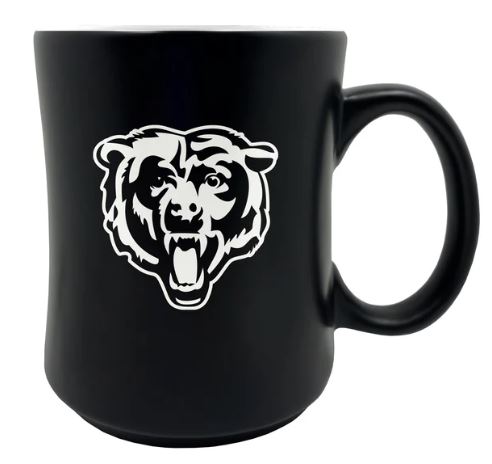 Chicago Bears Black Stealth 19oz. Ceramic Coffee Mug product image 1, provided for visual reference and product detail review