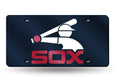 Sox Navy Laser Cut Batterman License Plate product image 1, provided for visual reference and product detail review
