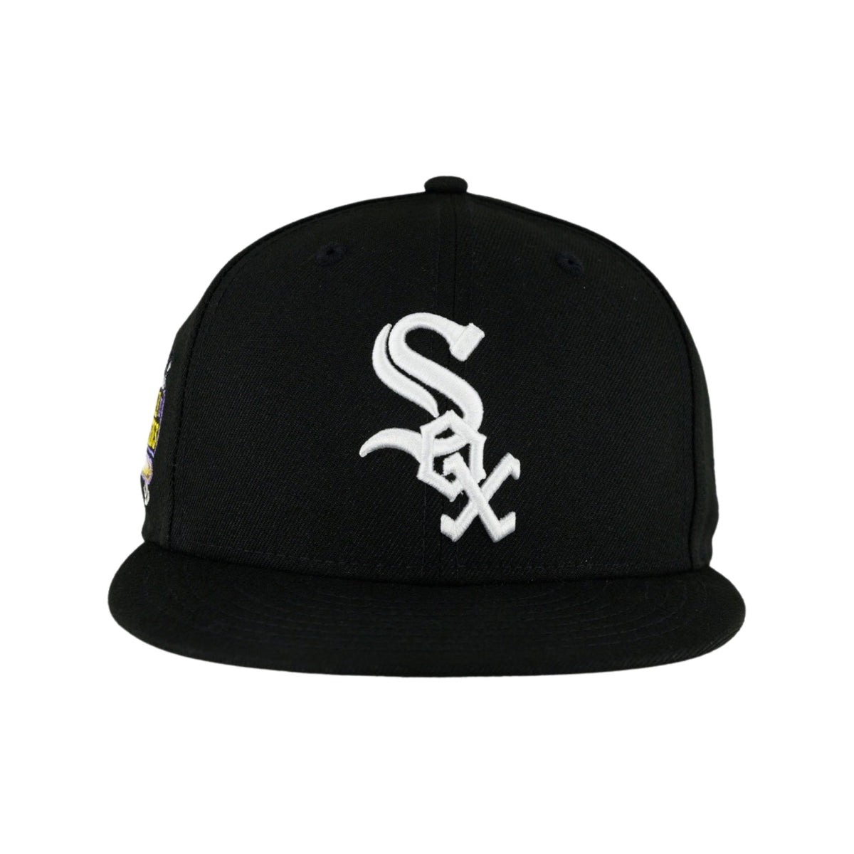 Chicago White Sox Black Grey 05' WS New Era 59FIFTY Fitted Hat product image 3, provided for visual reference and product