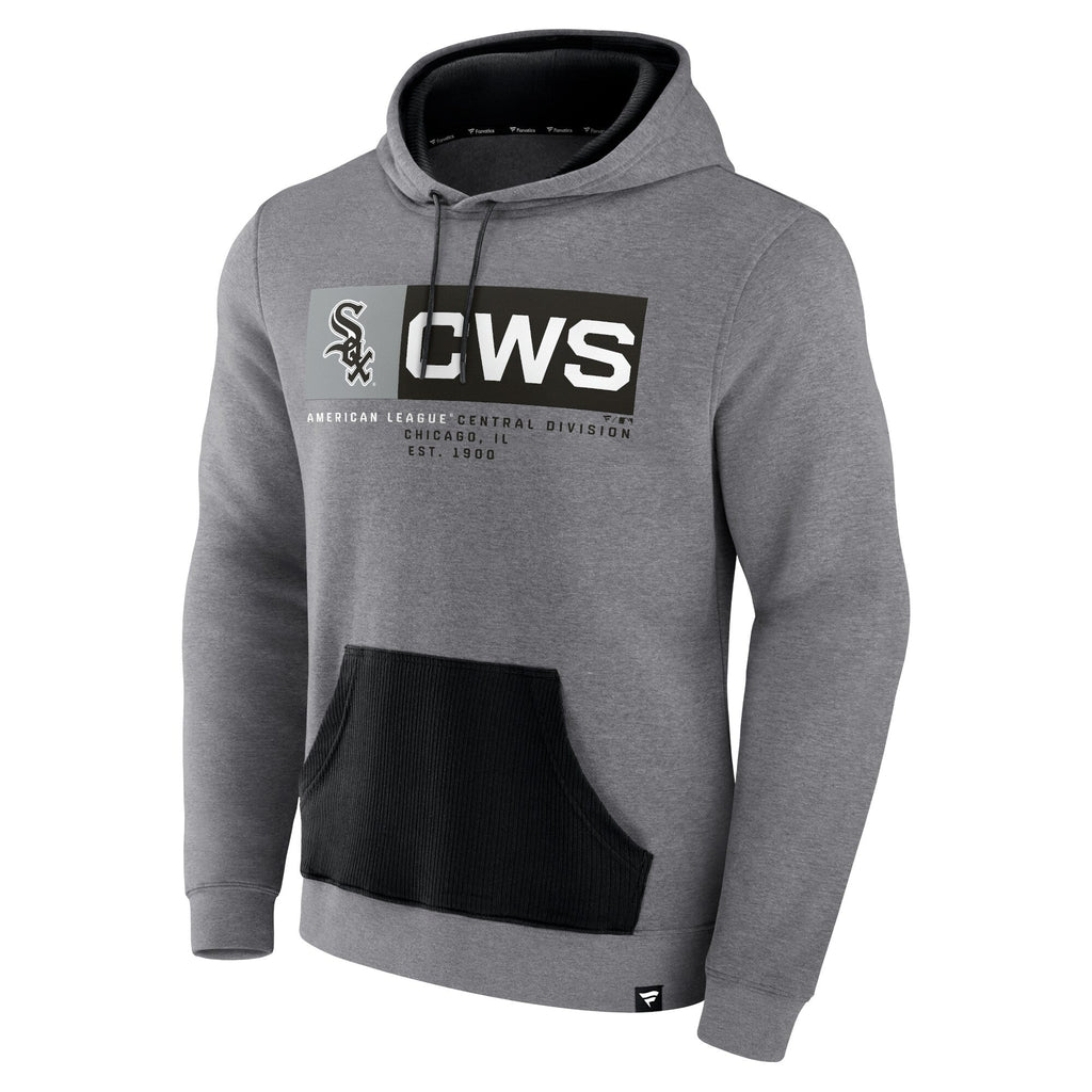Chicago White Sox Iconic Steppin Up Fleece Pullover Men Hoody product image 2, provided for visual reference and product