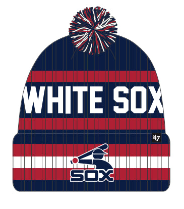 Chicago White Sox Batterman Bering 47 Cuffed Knit Hat product image 1, provided for visual reference and product detail
