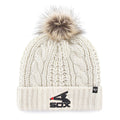 Chicago White Sox Meeko White Cuffed Knit Hat product image 1, provided for visual reference and product detail review
