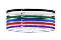Nike Flex Classic Slim Headbands 6-Pack - Royal/University Red/White product image 1, provided for visual reference and