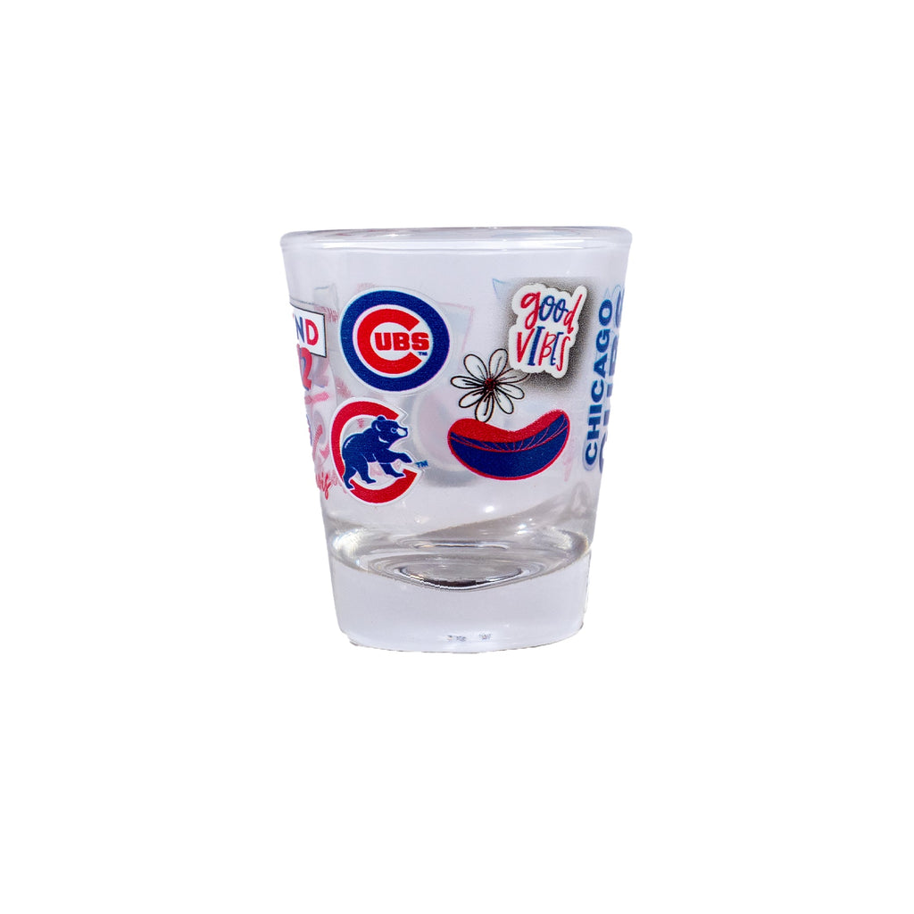 Chicago Cubs 2oz. Native Design Shot Glass product image 3, provided for visual reference and product detail review