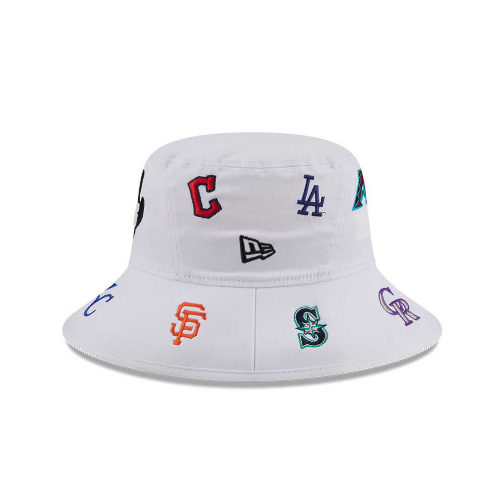 Spring Training New Era MLB Cactus League White Bucket Hat product image 3, provided for visual reference and product detail
