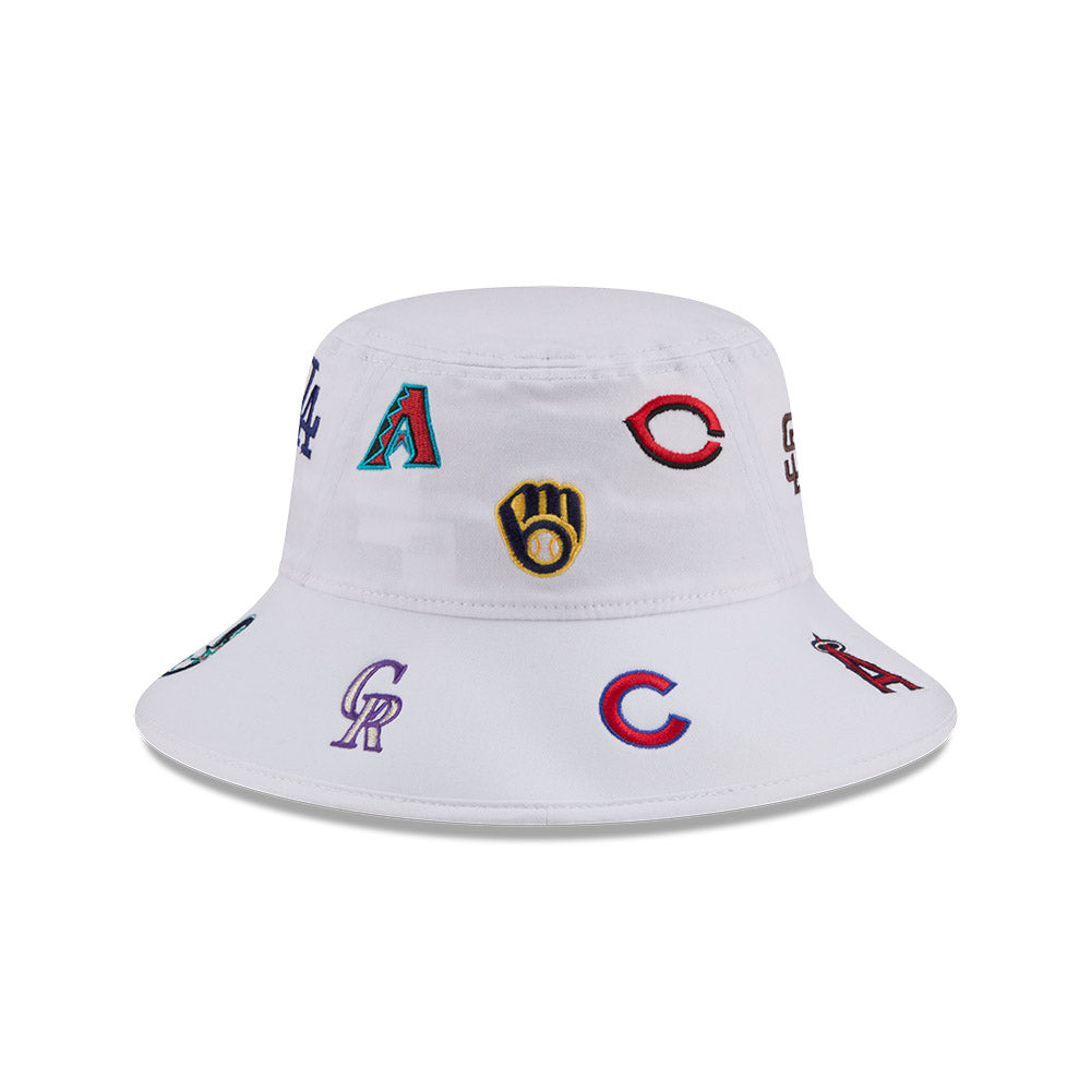 Spring Training New Era MLB Cactus League White Bucket Hat product image 5, provided for visual reference and product detail