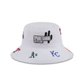 Spring Training New Era MLB Cactus League White Bucket Hat product image 1, provided for visual reference and product detail