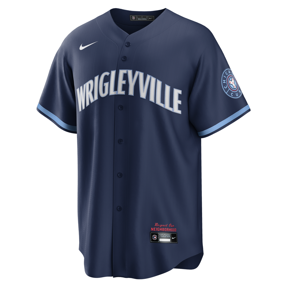 Seiya Suzuki Chicago Cubs City Connect Wrigleyville Nike Men Replica Jersey product image 2, provided for visual reference