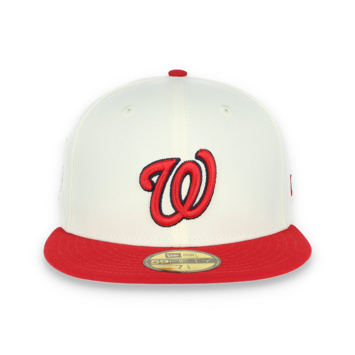 New Era Washington Nationals 2019 World Series Side Patch Throwback White 59FIFTY Fitted product image 2, provided for