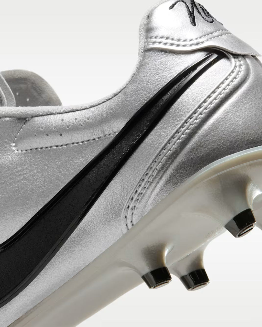 Nike Tiempo Ligera Pro FG-Metallic Silver/black product image 4, provided for visual reference and product detail review