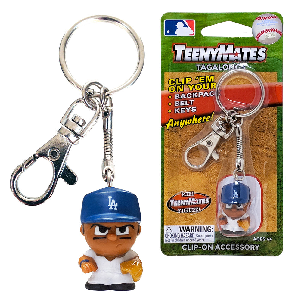 Los Angeles Dodgers TeenyMate Tagalong Keychain product image 1, provided for visual reference and product detail review