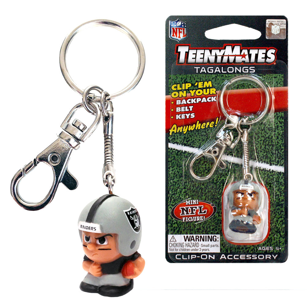 Las Vegas Raiders TeenyMate Tagalongs Keychain product image 1, provided for visual reference and product detail review