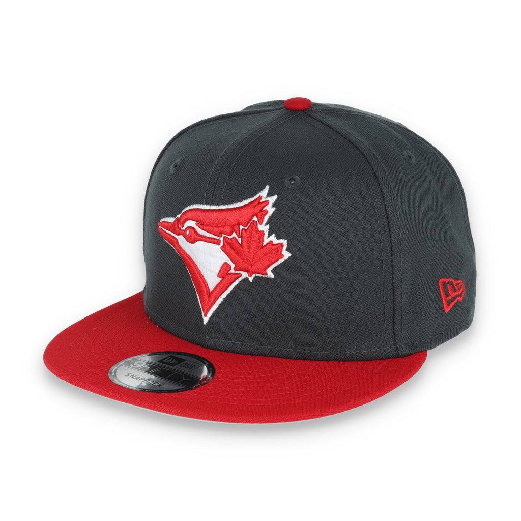 New Era Toronto Blue Jays 2-Tone Color Pack 9FIFTY Snapback Hat-Grey/Scarlet product image 3, provided for visual reference