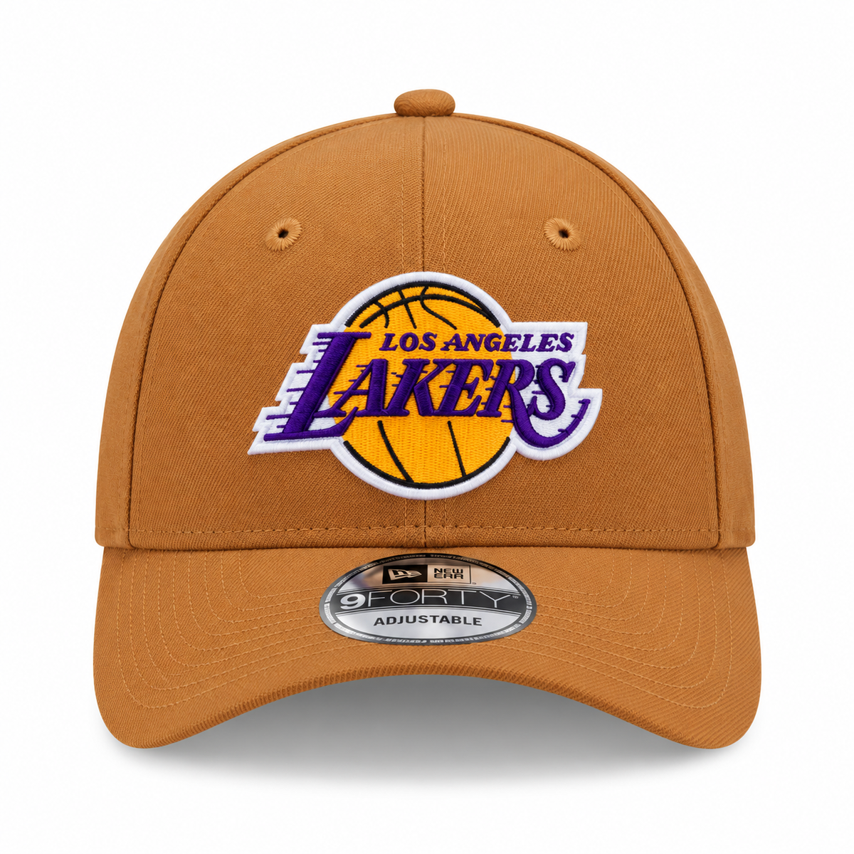 New Era Los Angeles Lakers M-Crown 9FORTY Adjustable Hat-Brown product image 2, provided for visual reference and product