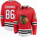Tuevo Teravainen Chicago Blackhawks Fanatics Red Breakaway Men Jersey product image 1, provided for visual reference and