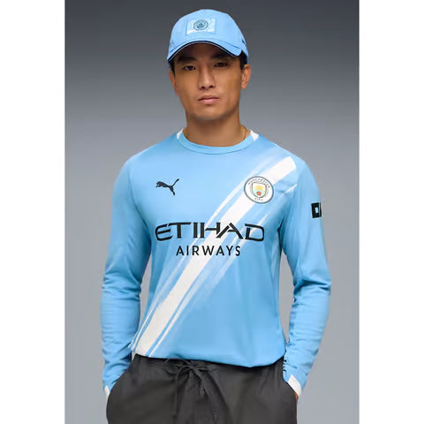 Puma Men Manchester City FC Home Stadium Jersey Long Sleeve 25/26 product image 1, provided for visual reference and product