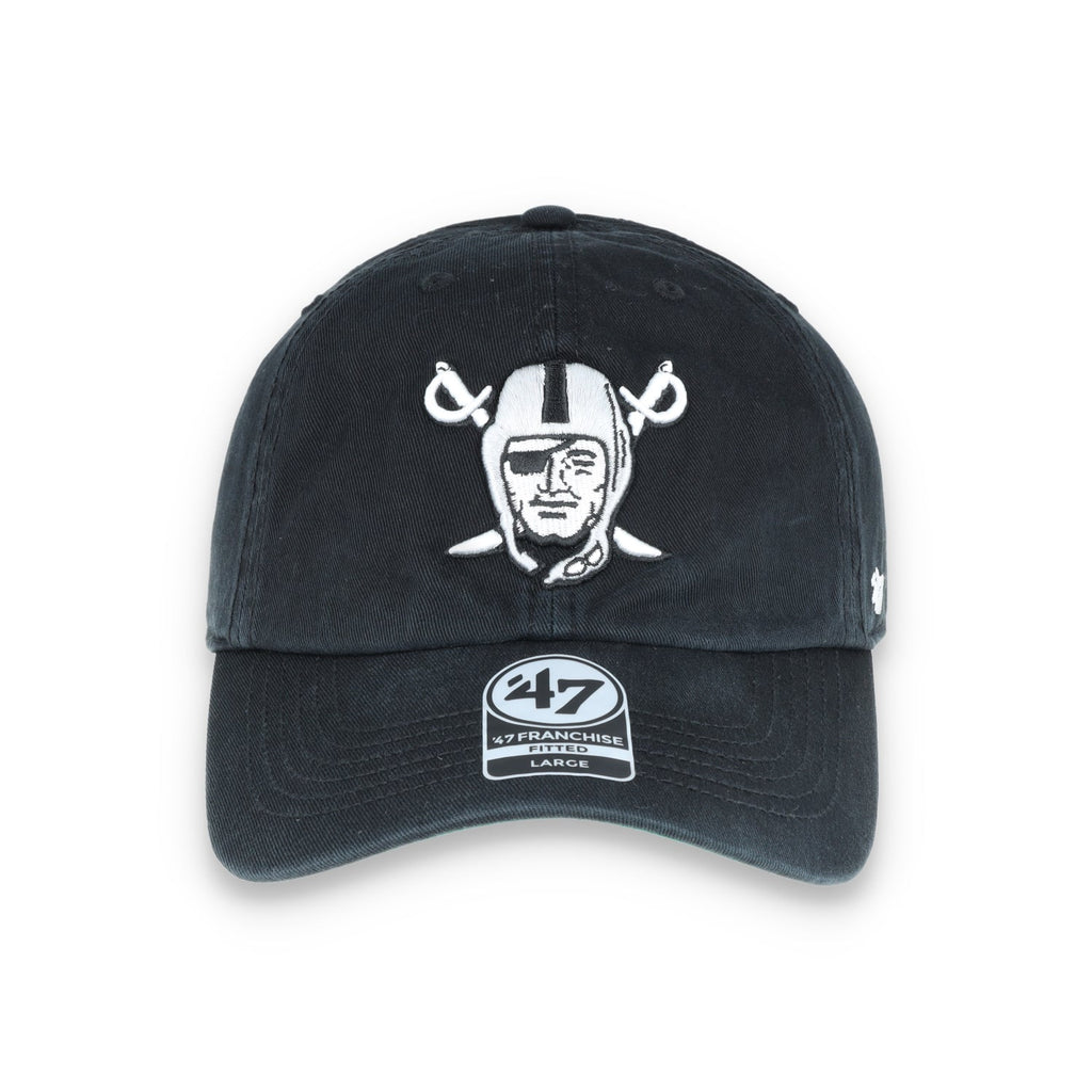 '47 Brand Las Vegas Raiders Franchise Fitted Hat product image 2, provided for visual reference and product detail review